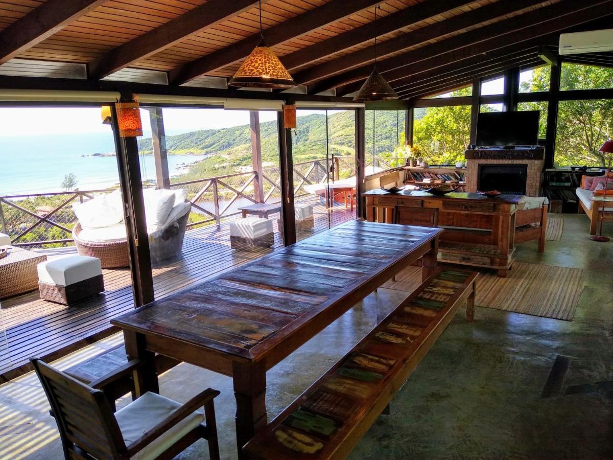 Villa La Roca House Praia do Rosa Esterno foto