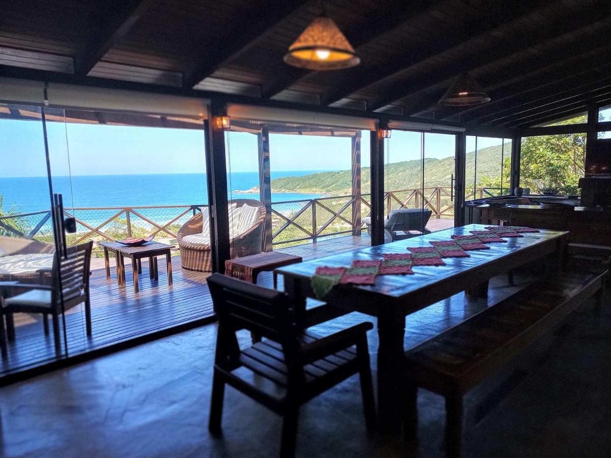 Villa La Roca House Praia do Rosa Esterno foto
